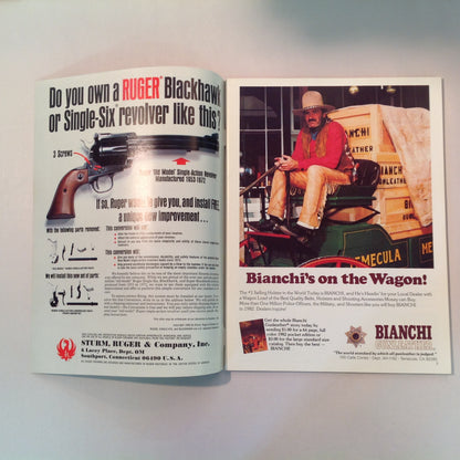 Vintage Nov/Dec 1982 American Handgunner Magazine CCI Blazer Ammo T/C Contender Sojolovsky .45 Fowler Wins Bianchi Cup Again