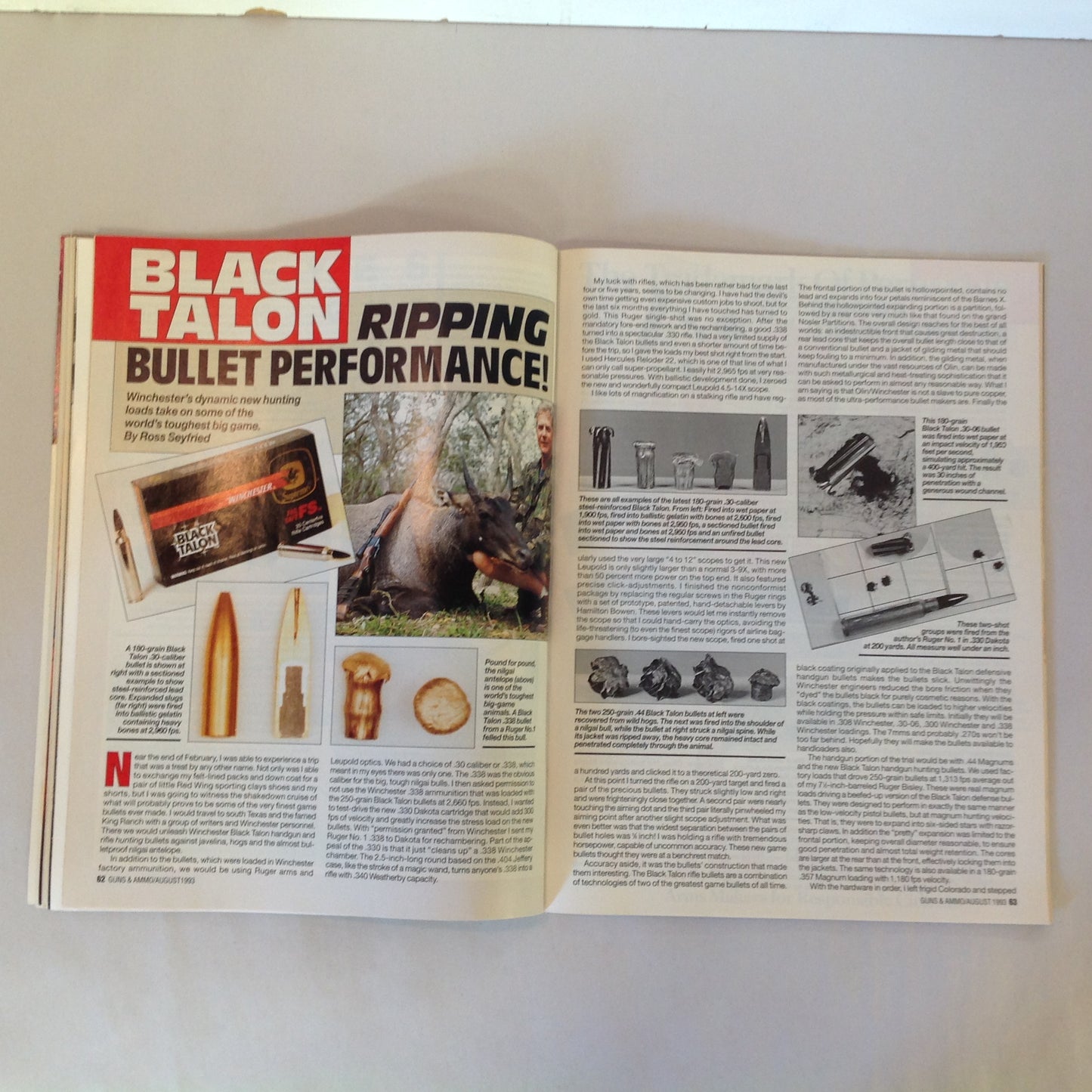 Vintage Aug 1983 Guns & Ammo Magazine .45 Combat Compacts