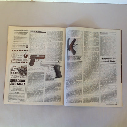 Vintage Aug 1983 Guns & Ammo Magazine .45 Combat Compacts