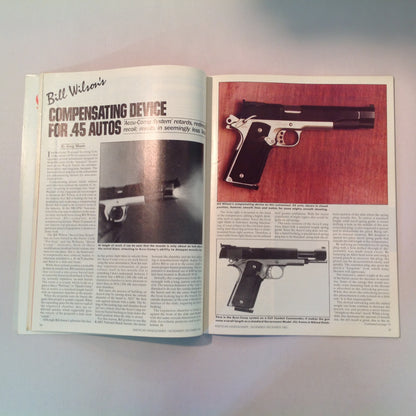 Vintage Nov/Dec 1982 American Handgunner Magazine CCI Blazer Ammo T/C Contender Sojolovsky .45 Fowler Wins Bianchi Cup Again