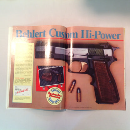 Vintage Nov/Dec 1982 American Handgunner Magazine CCI Blazer Ammo T/C Contender Sojolovsky .45 Fowler Wins Bianchi Cup Again