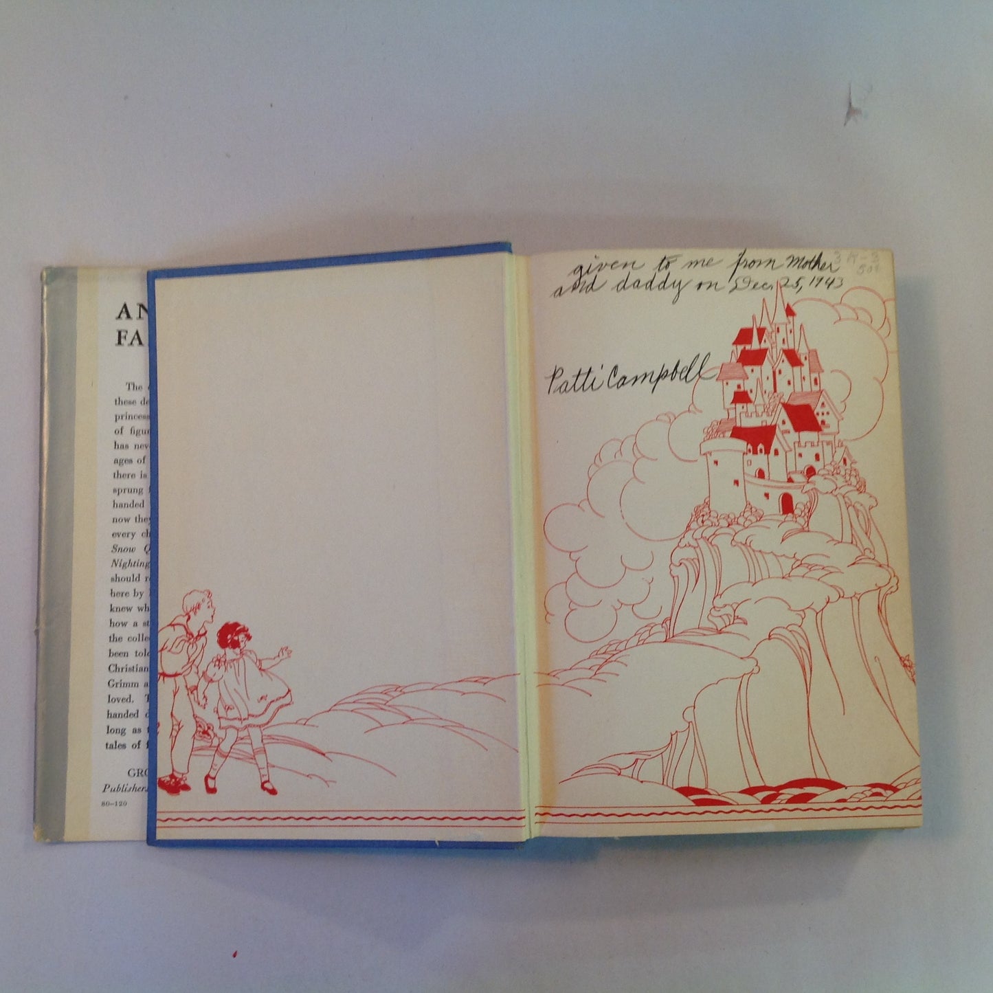 Vintage 1943 Hardcover Andersen's Fairy Tales Hans Christian Andersen