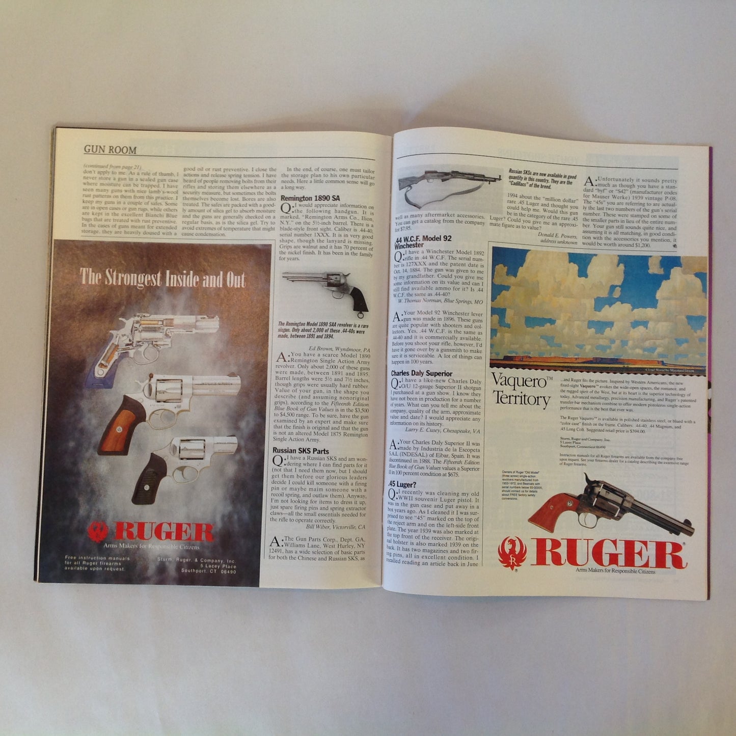 Vintage Apr 1995 Guns & Ammo Magazine Shoot Out Bargain Handguns