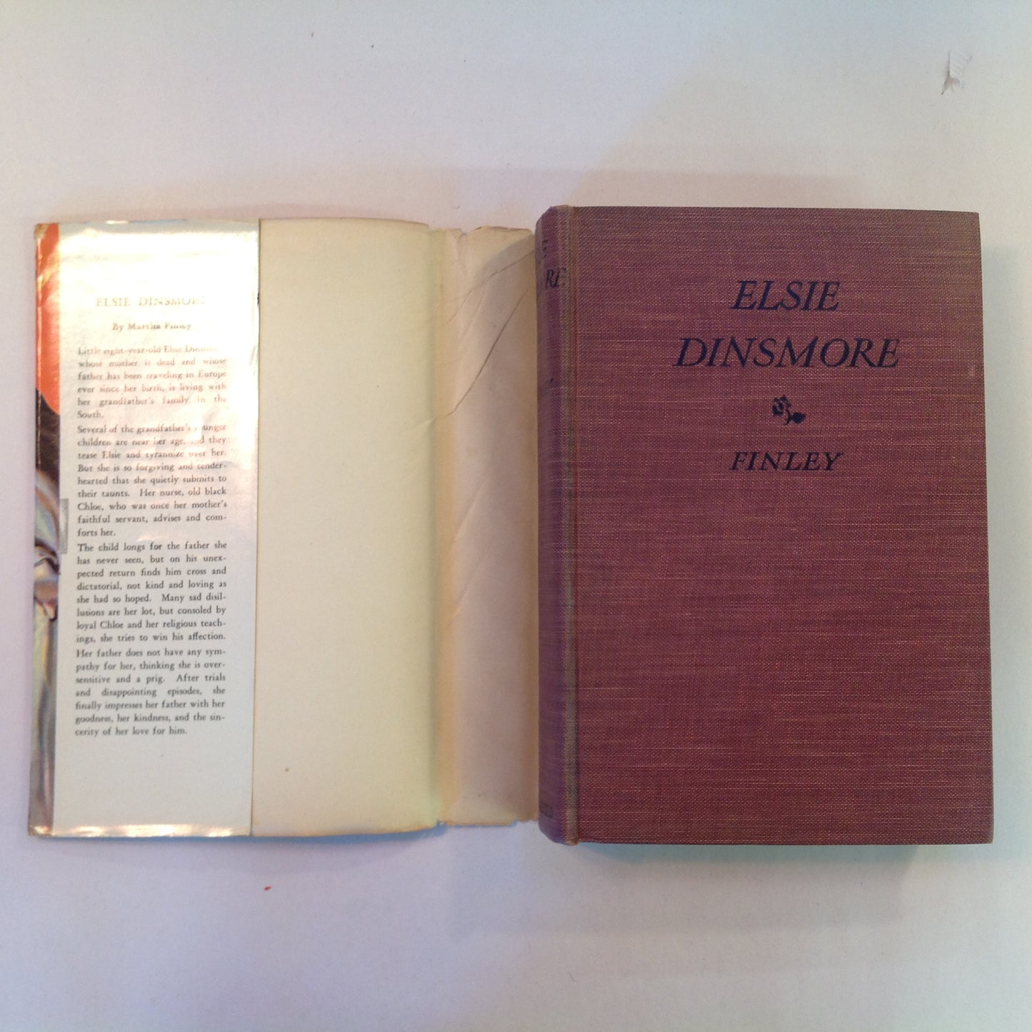 Vintage 1943 Hardcover Elsie Dinsmore Martha Finley