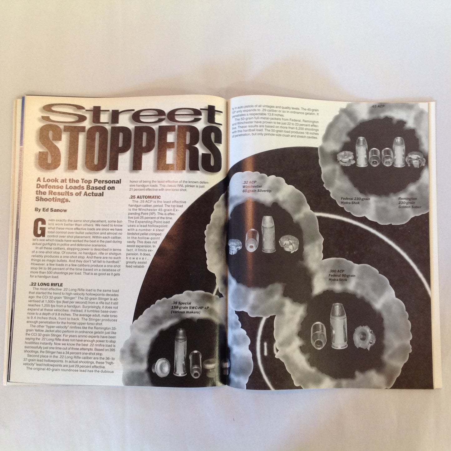 Vintage Dec 1996 Guns & Ammo Magazine All About Pocket Pistols