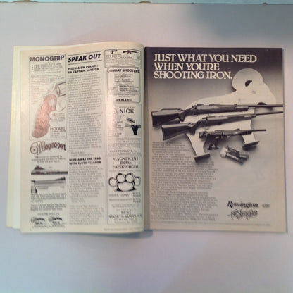 Vintage Jul/Aug 1981 American Handgunner Magazine .44 Magnums 9mm Revolvers 1981 Leathergoods Directory