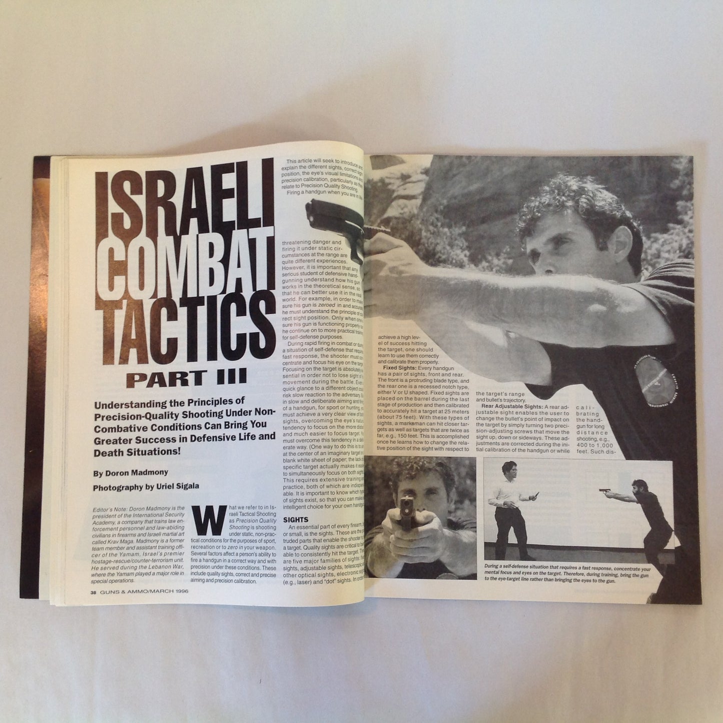 Vintage Mar 1996 Guns & Ammo Magazine Combat Compacts First Looks