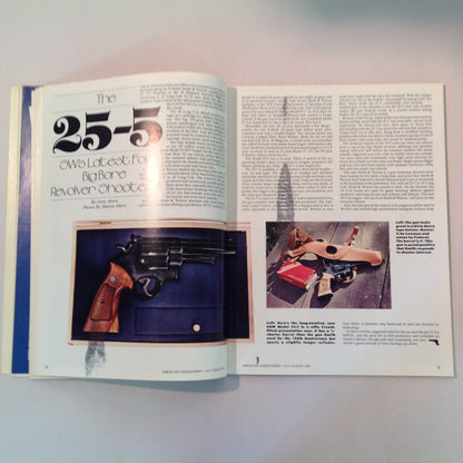 Vintage Jul/Aug 1981 American Handgunner Magazine .44 Magnums 9mm Revolvers 1981 Leathergoods Directory