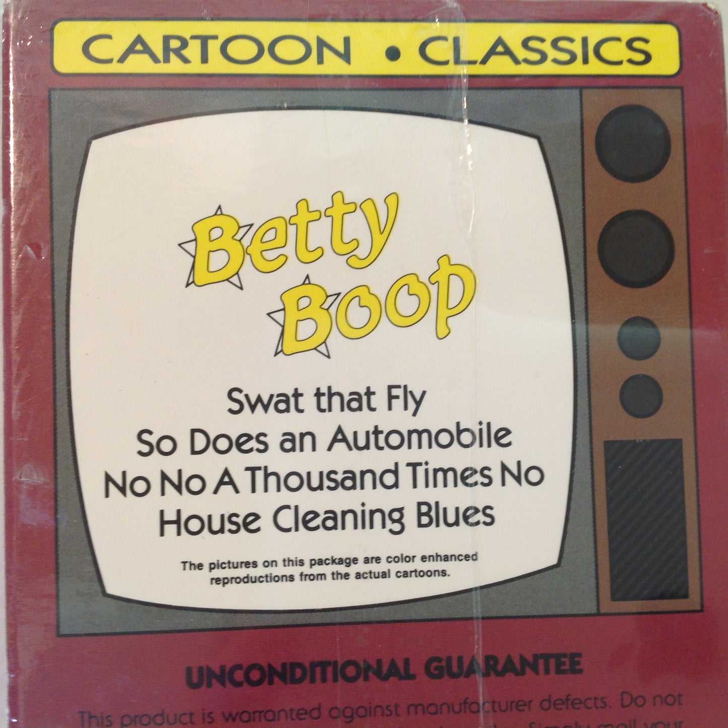 Vintage 1991 Alpha Video VHS Cassette Cartoon Classics: Betty Boop Sealed