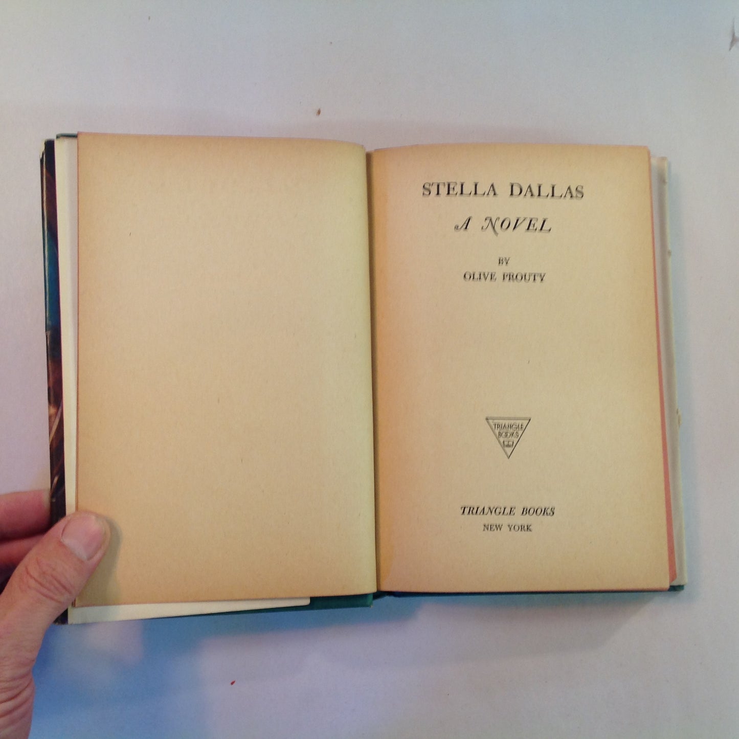 Vintage 1943 Hardcover Stella Dallas Olive Higgins