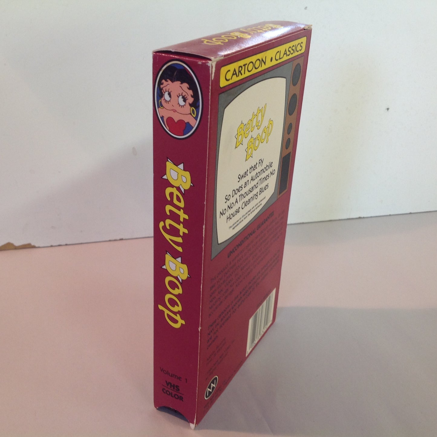 Vintage 1990 New Age Video VHS Cassette Cartoon Classics: Betty Boop
