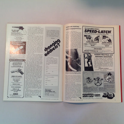 Vintage Jul/Aug 1981 American Handgunner Magazine .44 Magnums 9mm Revolvers 1981 Leathergoods Directory
