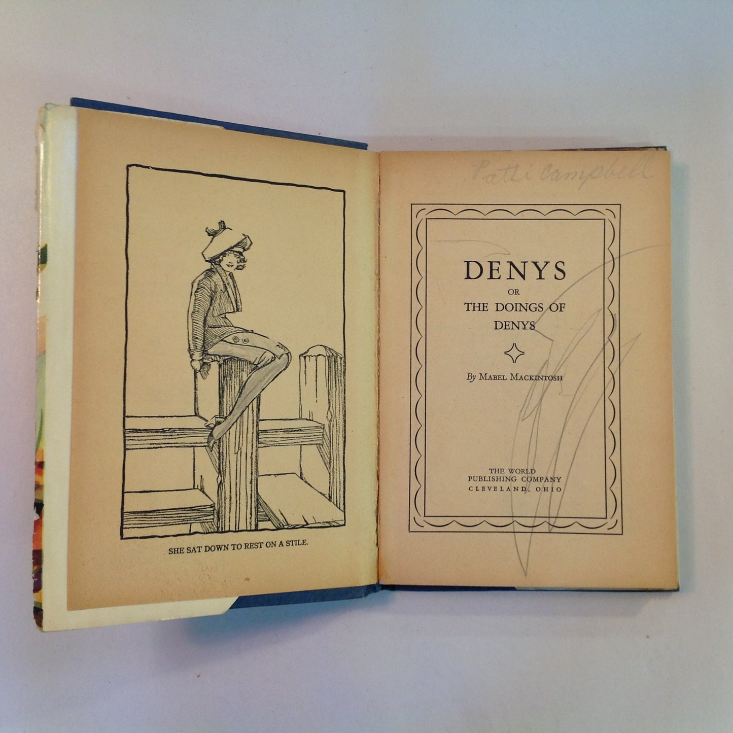 Vintage 1929 Hardcover Denys, Or the Doings of Denys Mabel Mackintosh