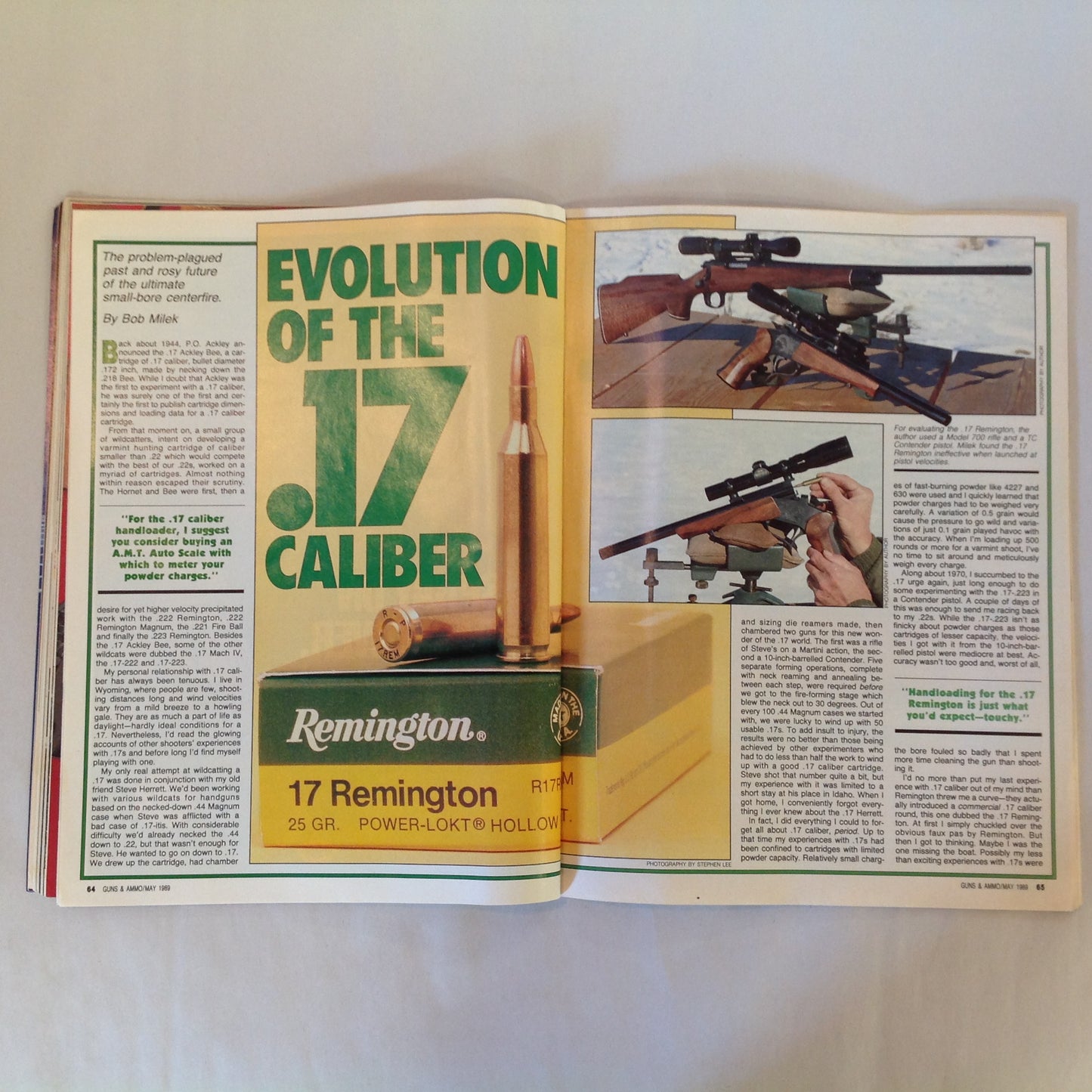 Vintage May 1989 Guns & Ammo Magazine Top 10 Combat Handguns Supercharged .45