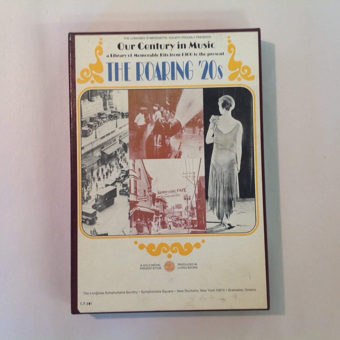 Vintage 1974 Longines Symphonette Society Presents Our Century in Music Vol 2: The Roaring '20s 8-Track Cassette Tapes in Slipcase