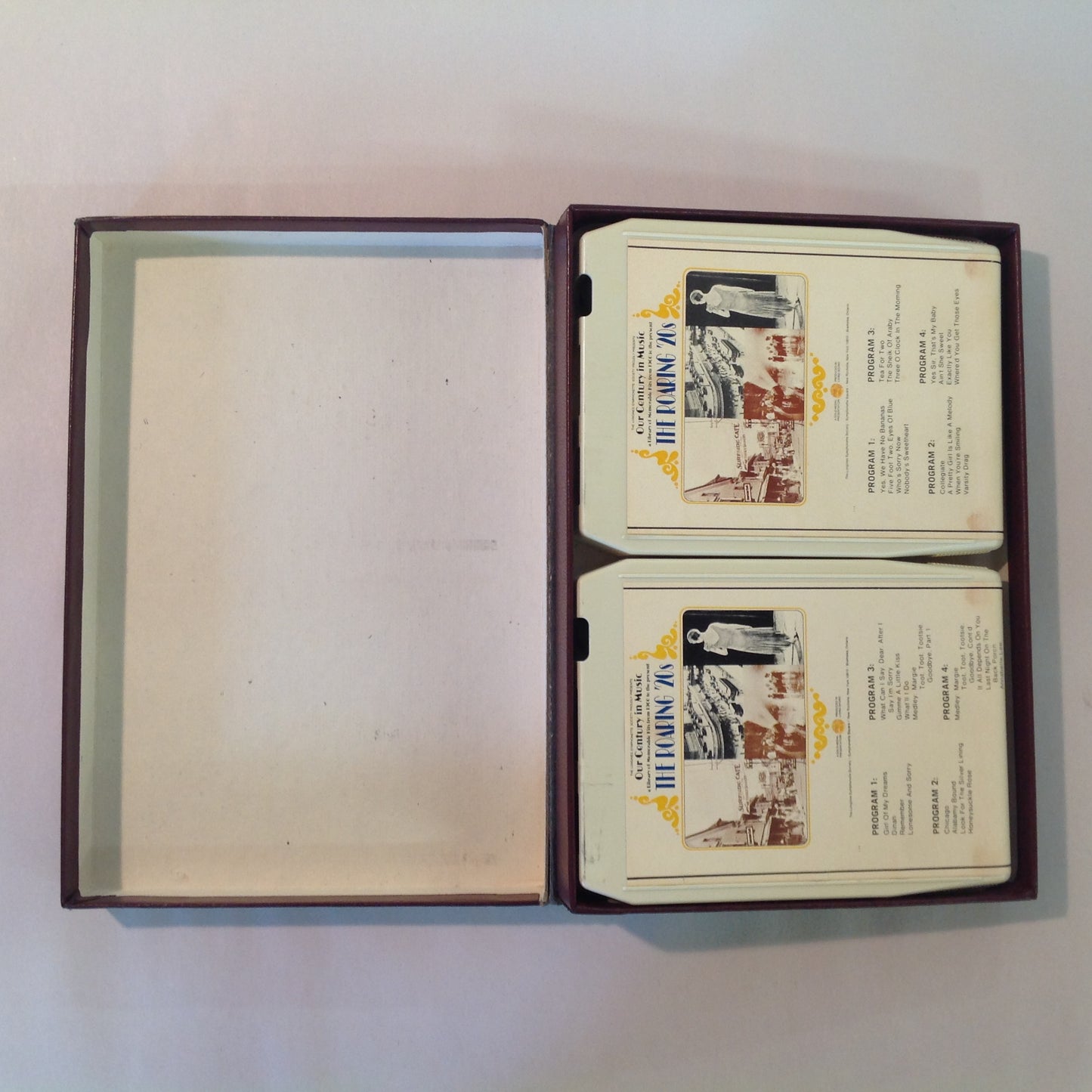 Vintage 1974 Longines Symphonette Society Presents Our Century in Music Vol 2: The Roaring '20s 8-Track Cassette Tapes in Slipcase