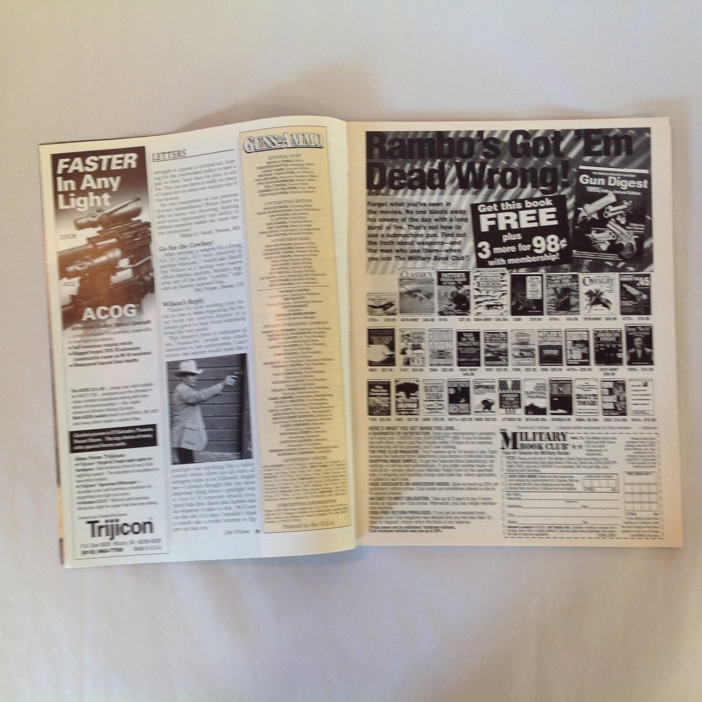 Vintage Feb 1995 Guns & Ammo Magazine New for 95 Preview Issue