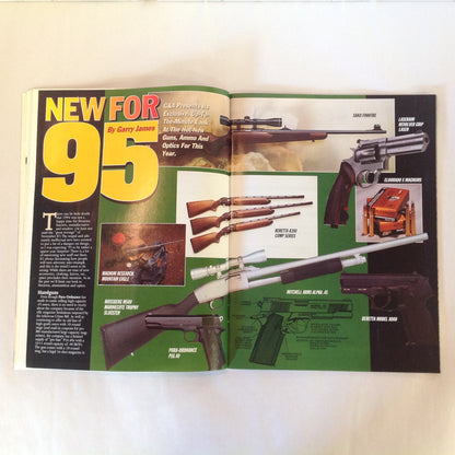 Vintage Feb 1995 Guns & Ammo Magazine New for 95 Preview Issue