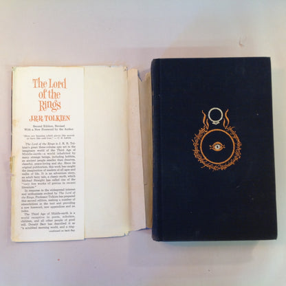 Vintage 1965 Hardcover 3-Volume Slipcase Box Set The Lord of the Rings J R R Tolkien Houghton Mifflin