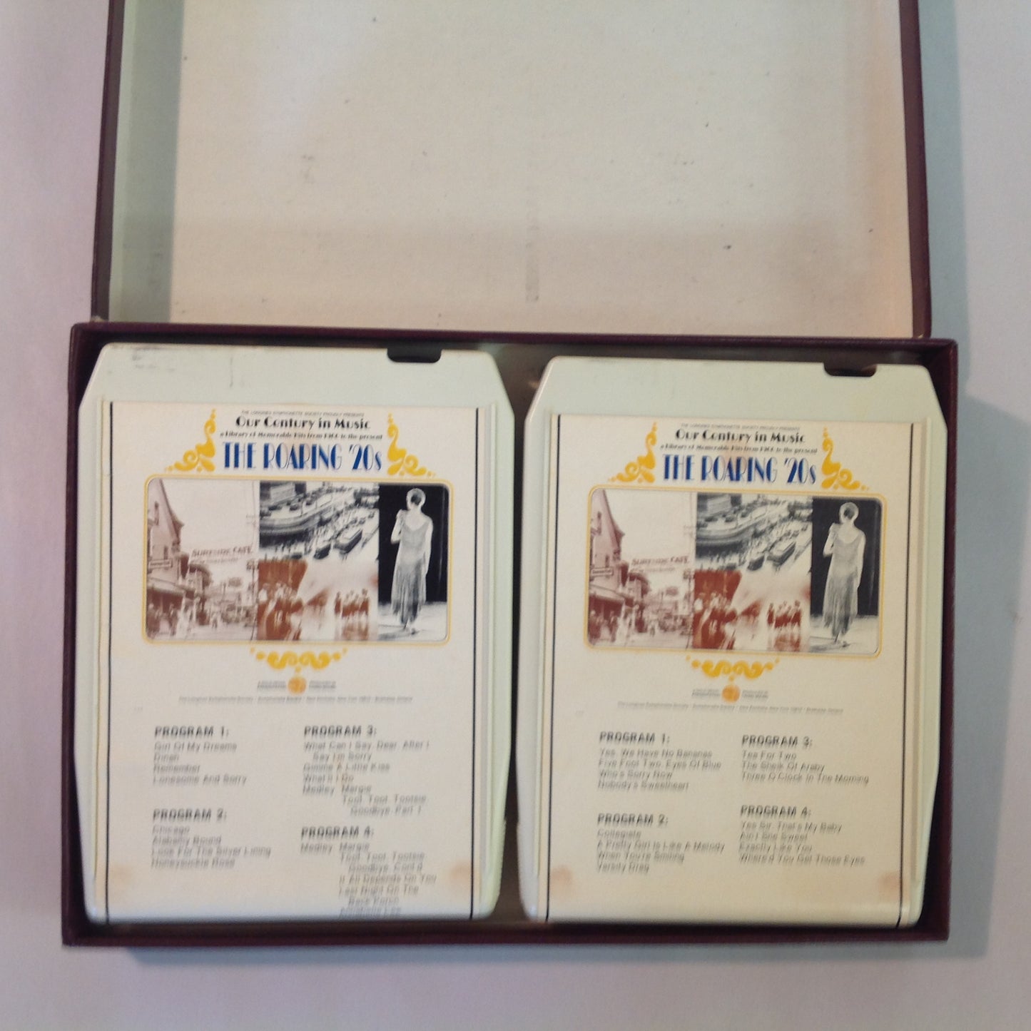 Vintage 1974 Longines Symphonette Society Presents Our Century in Music Vol 2: The Roaring '20s 8-Track Cassette Tapes in Slipcase