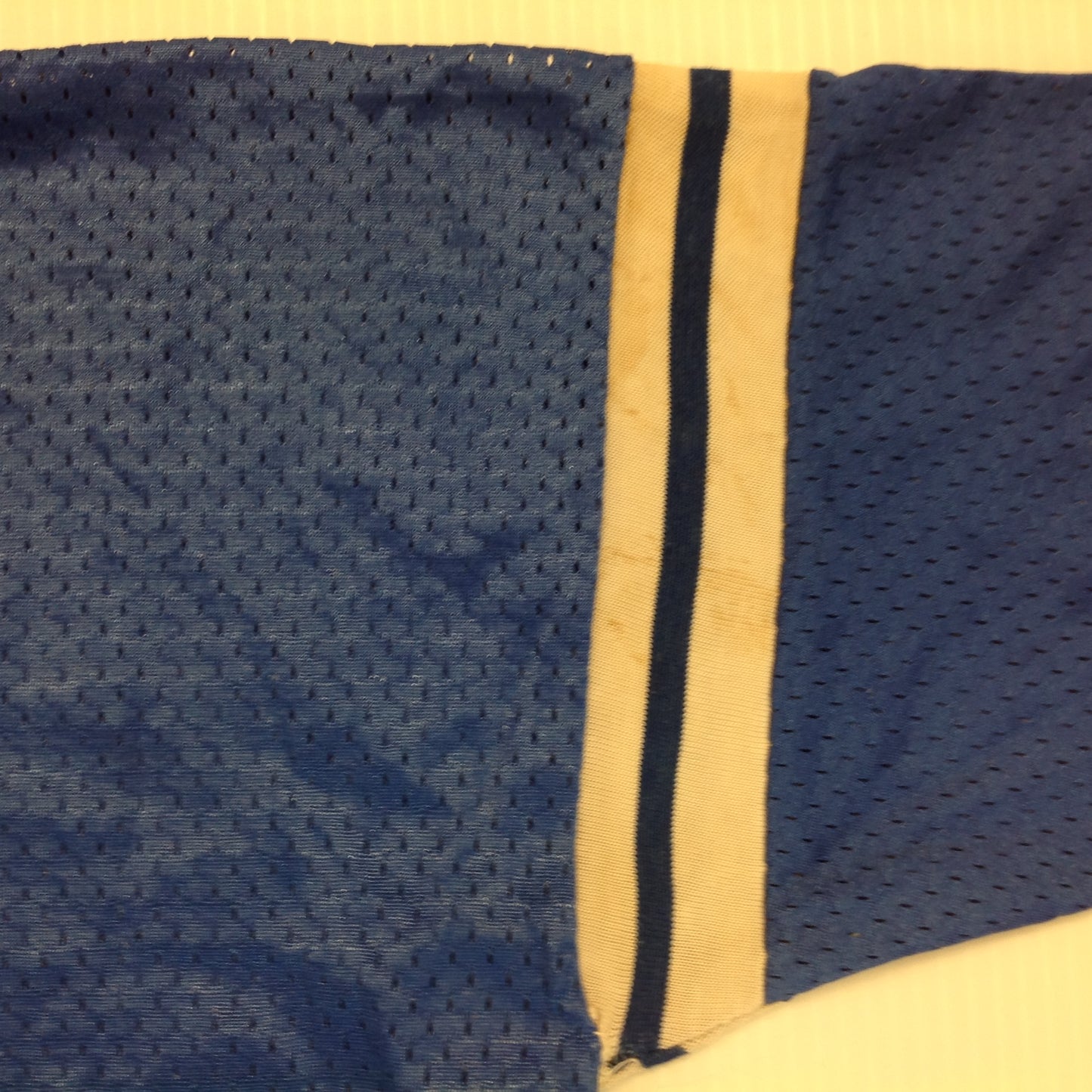 Vintage 1970's Hutch Reach Company Child's Royal Blue Mesh White Piping Short Sleeve Jersey 40-42