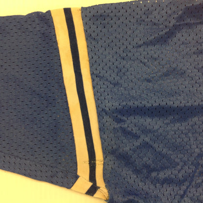 Vintage 1970's Hutch Reach Company Child's Royal Blue Mesh White Piping Short Sleeve Jersey 40-42