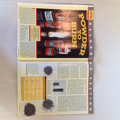 Vintage Feb 1990 Guns & Ammo Magazine 21st Century Ram-Line Plastic Pistol