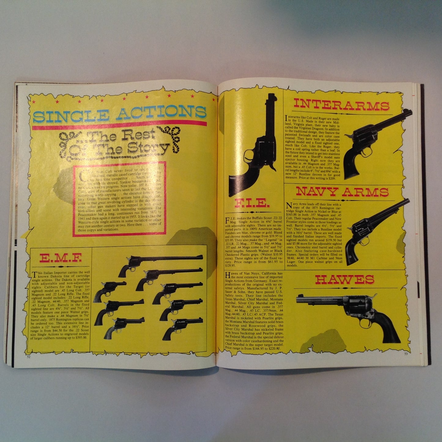 Vintage Mar/Apr 1979 The American Handgunner Magazine IPS National Championships IHMS 1978 Internationals Single Action Revolvers Colt's S.A.A. William B Ruger Interview