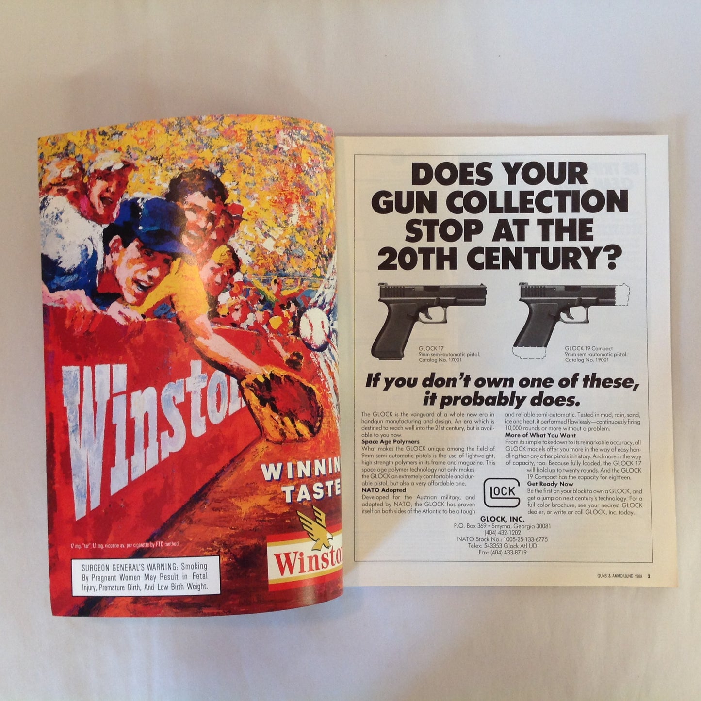 Vintage Jun 1989 Guns & Ammo Magazine Shootout .45 ACP Auto Vs .45 ACP Revolver