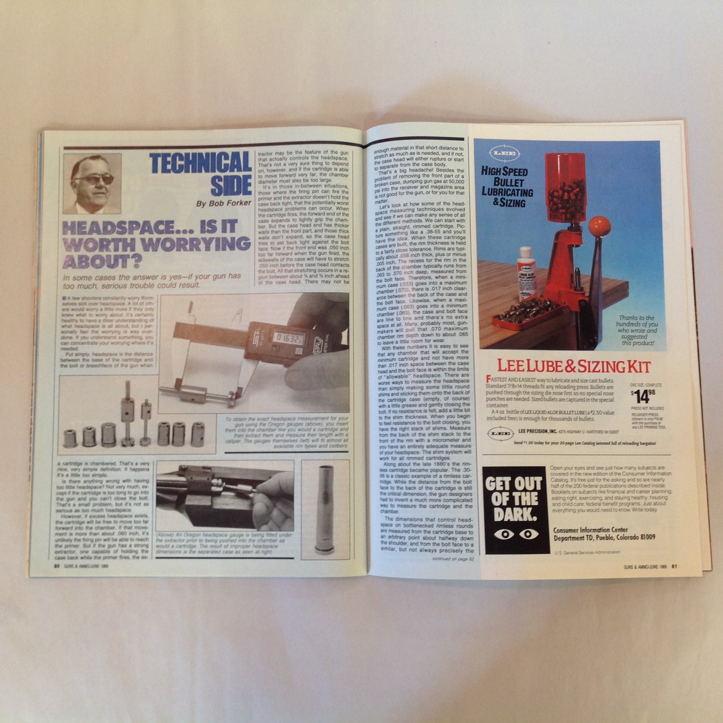 Vintage Jun 1989 Guns & Ammo Magazine Shootout .45 ACP Auto Vs .45 ACP Revolver