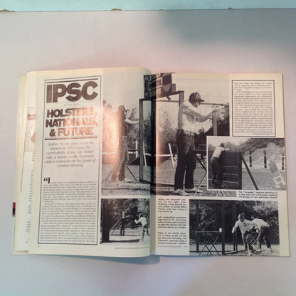 Vintage May/Jun 1981 American Handgunner Magazine SSK Big Bore Macho Magnums Rimfires Shooting Crooked Today's Handgun Ammo