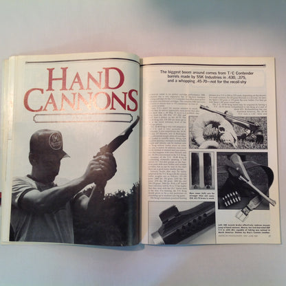 Vintage May/Jun 1981 American Handgunner Magazine SSK Big Bore Macho Magnums Rimfires Shooting Crooked Today's Handgun Ammo