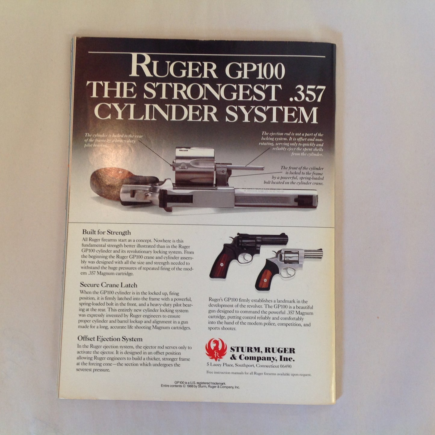 Vintage Jun 1989 Guns & Ammo Magazine Shootout .45 ACP Auto Vs .45 ACP Revolver