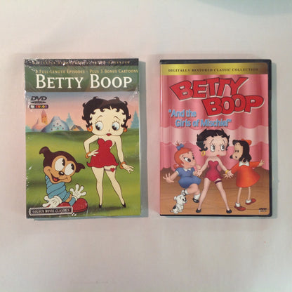 Vintage 2002-04 2Pc DVD Betty Boop/Betty Boop "And the Girls of Mischief" Sealed