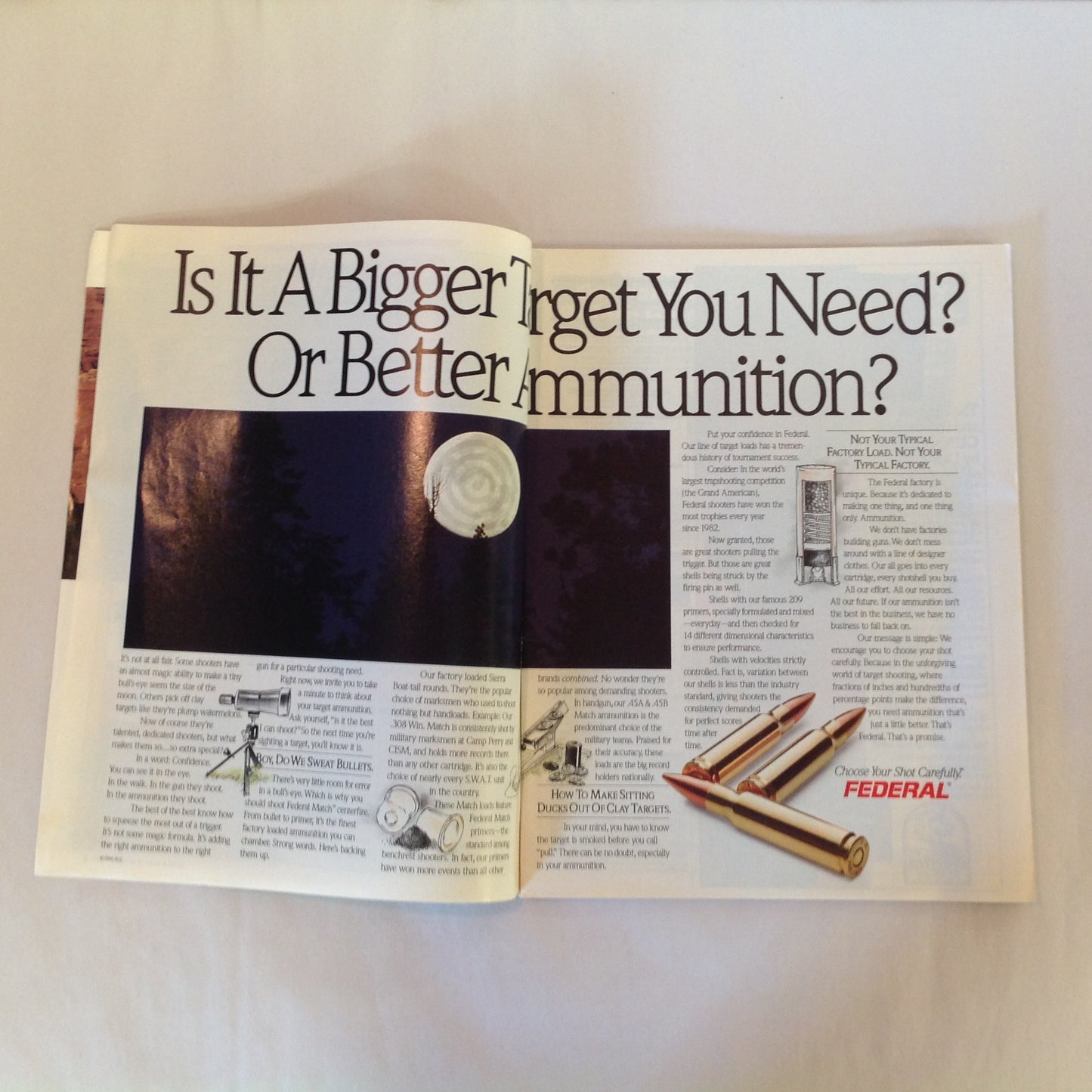 Vintage Sep 1991 Guns & Ammo Magazine Top 1 Handguns Rifles Cartridges of the 20th Century