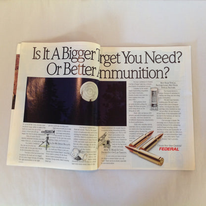 Vintage Sep 1991 Guns & Ammo Magazine Top 1 Handguns Rifles Cartridges of the 20th Century