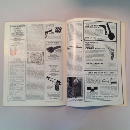 Vintage May/Jun 1981 American Handgunner Magazine SSK Big Bore Macho Magnums Rimfires Shooting Crooked Today's Handgun Ammo