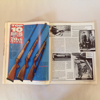 Vintage Sep 1991 Guns & Ammo Magazine Top 1 Handguns Rifles Cartridges of the 20th Century