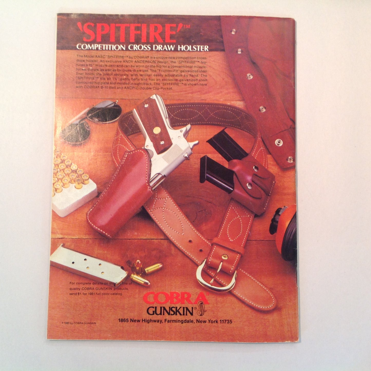 Vintage May/Jun 1981 American Handgunner Magazine SSK Big Bore Macho Magnums Rimfires Shooting Crooked Today's Handgun Ammo