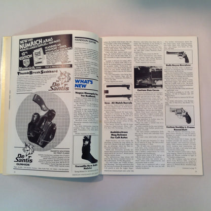 Vintage May/Jun 1985 American Handgunner Magazine Mentality of Gun Fights Competition Issue Dallas Cowboy Cheerleader Wins Big!