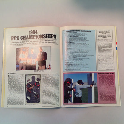 Vintage May/Jun 1985 American Handgunner Magazine Mentality of Gun Fights Competition Issue Dallas Cowboy Cheerleader Wins Big!