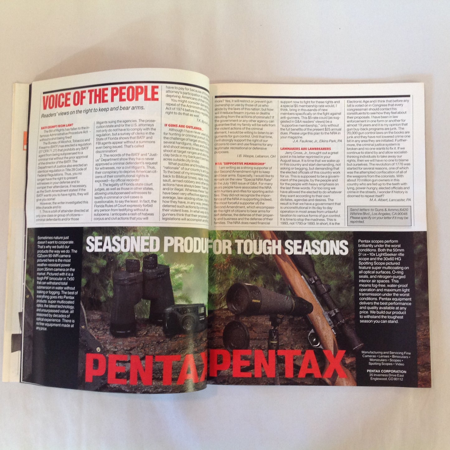 Vintage Nov 1993 Guns & Ammo Magazine Combat Countdown