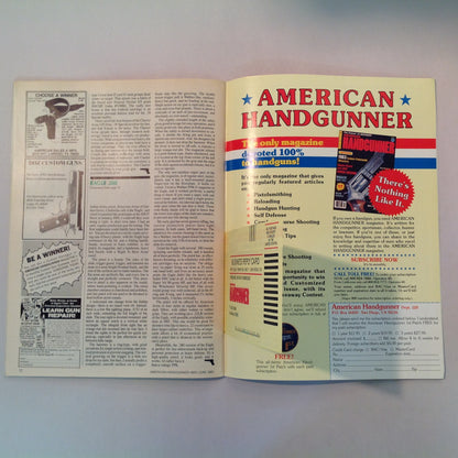 Vintage May/Jun 1985 American Handgunner Magazine Mentality of Gun Fights Competition Issue Dallas Cowboy Cheerleader Wins Big!