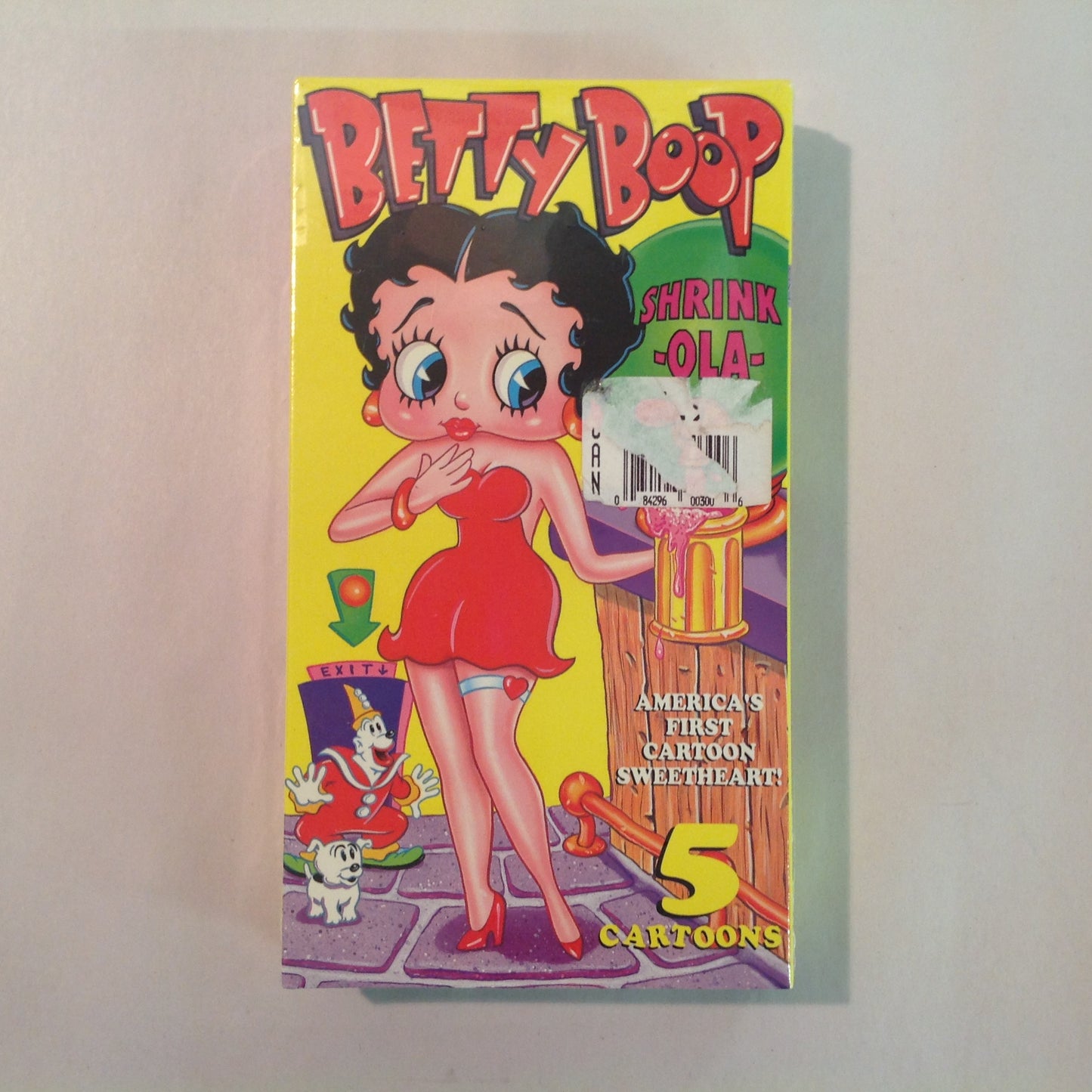 Vintage 1991 United American Video Betty Boop In Betty In Blunderland Sealed