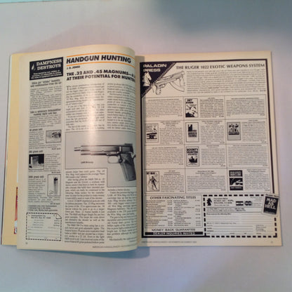 Vintage Nov/Dec 1984 American Handgunner Magazine .38 Super Today Bianchi Cup VI Full House .45 Auto Pistols That Didn't Make It