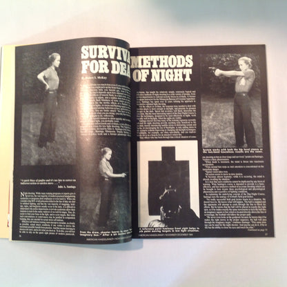 Vintage Nov/Dec 1984 American Handgunner Magazine .38 Super Today Bianchi Cup VI Full House .45 Auto Pistols That Didn't Make It