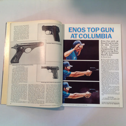 Vintage Nov/Dec 1984 American Handgunner Magazine .38 Super Today Bianchi Cup VI Full House .45 Auto Pistols That Didn't Make It