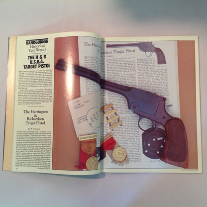 Vintage Nov/Dec 1984 American Handgunner Magazine .38 Super Today Bianchi Cup VI Full House .45 Auto Pistols That Didn't Make It