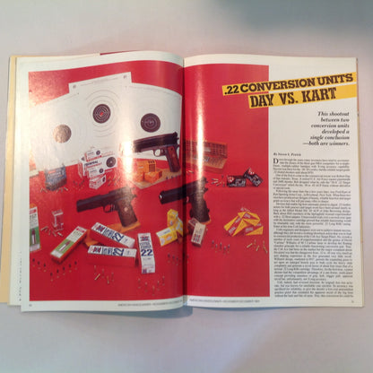 Vintage Nov/Dec 1984 American Handgunner Magazine .38 Super Today Bianchi Cup VI Full House .45 Auto Pistols That Didn't Make It