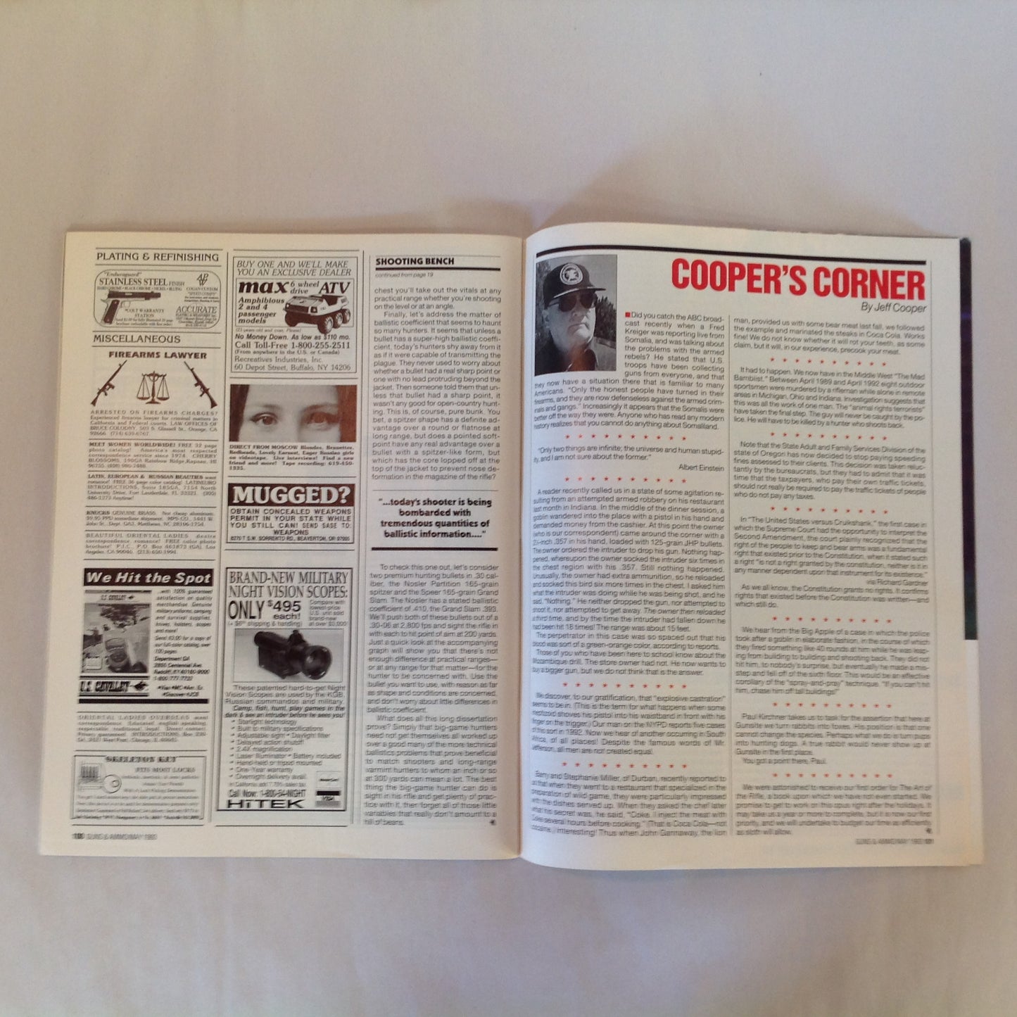 Vintage May 1993 Guns & Ammo Magazine HK's USP Hot New Handguns for '93